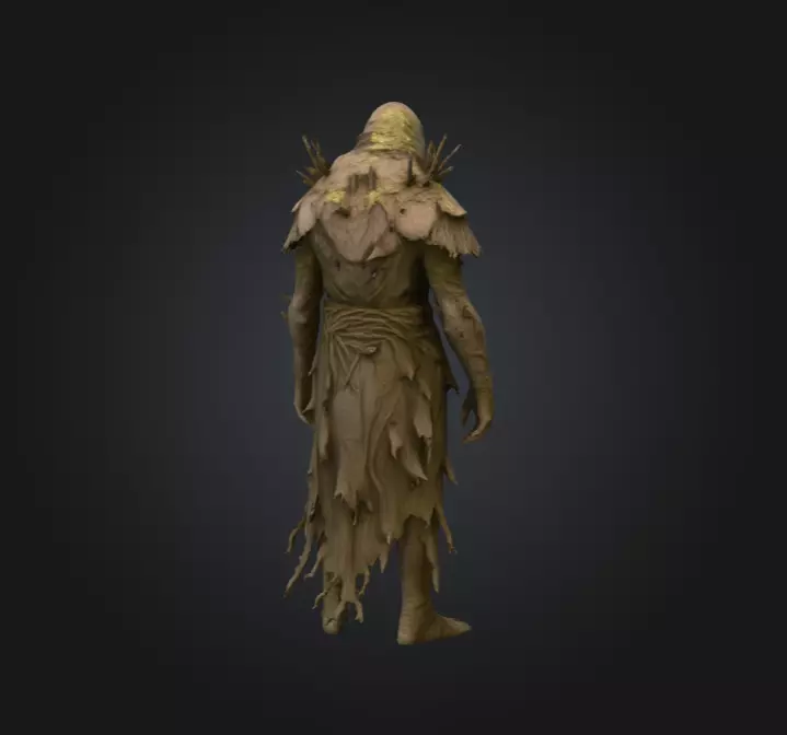 Forest Wraith Low-poly 3D model_4
