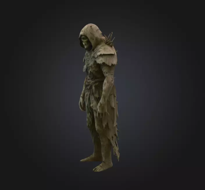 Forest Wraith Low-poly 3D model_7