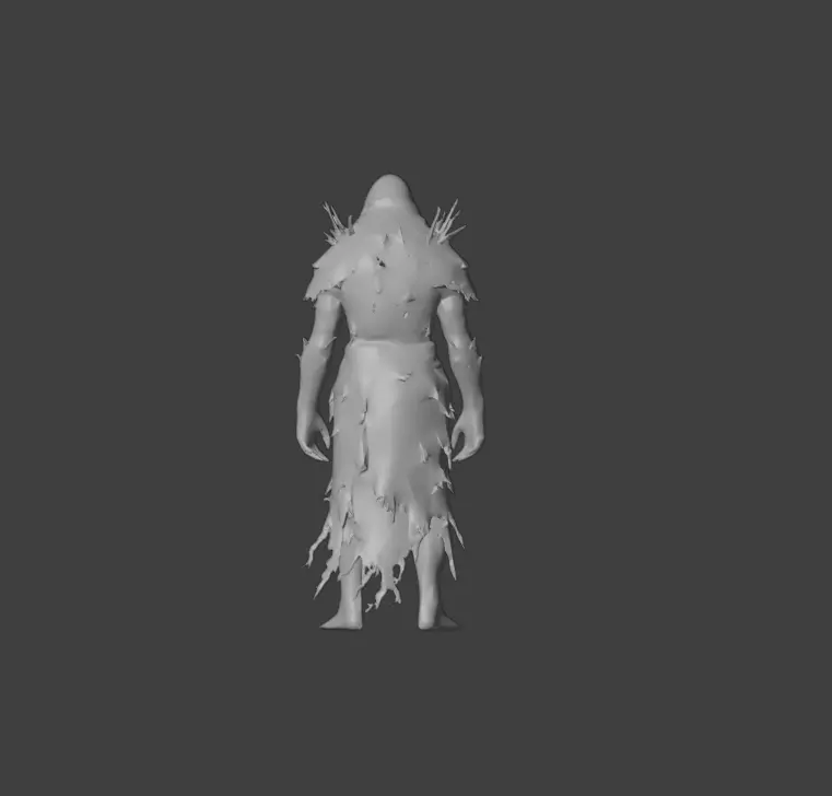 Forest Wraith Low-poly 3D model_20