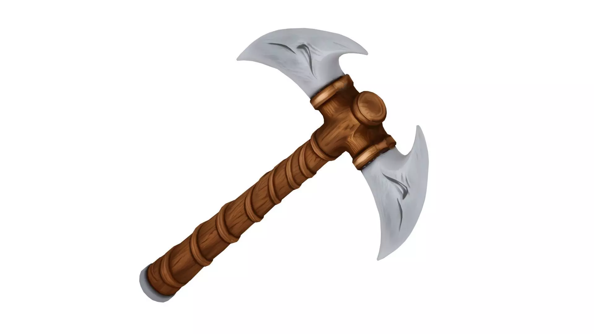 Stylized Medieval Weapons pack Low-poly 3D model_4