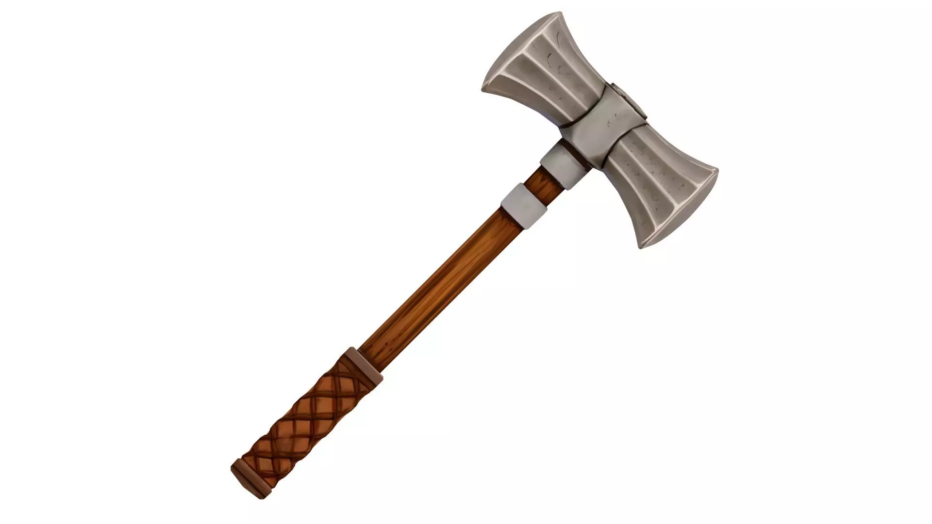 Stylized Medieval Weapons pack Low-poly 3D model_6