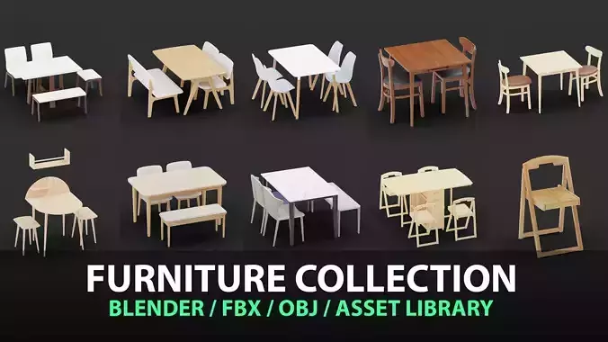 Table Set Model Collection 358