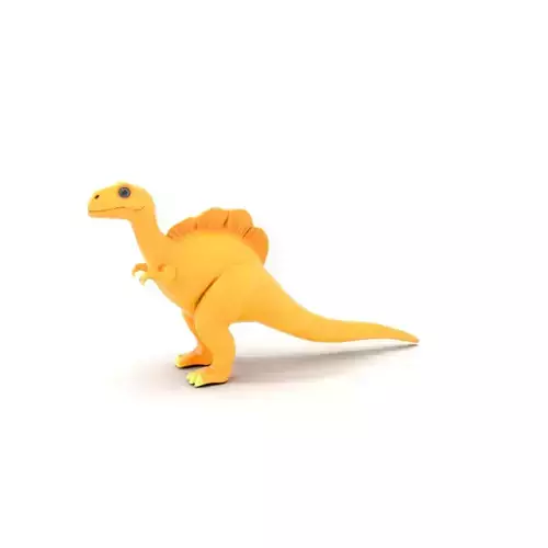 Yellow Dinosaur model pack