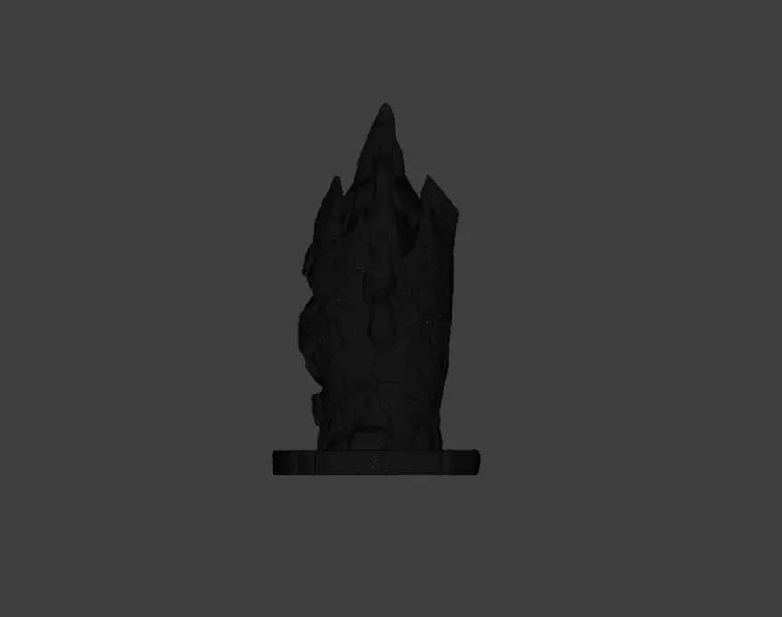 Blaze Totem Low-poly 3D model_27