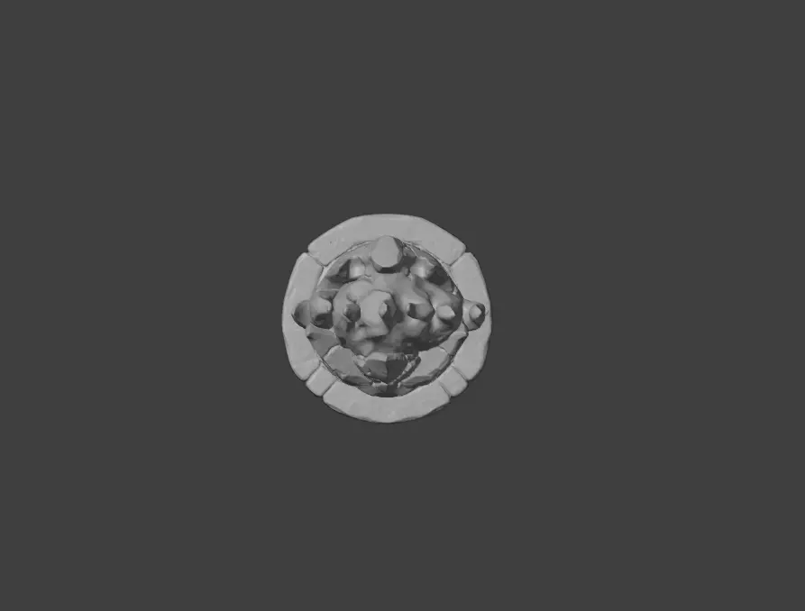 Blaze Totem Low-poly 3D model_22