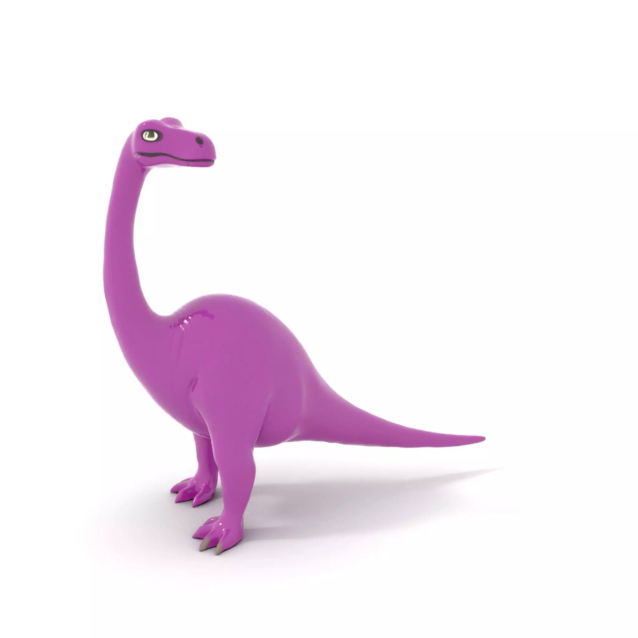 Purple Dinosaur model pack Low-poly 3D model_0