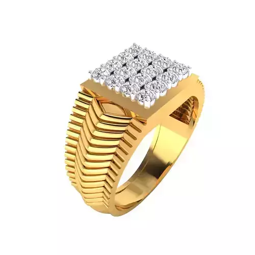 Solitaire Mens ring 3dm stl obj mtl fbx slc jcd Details 