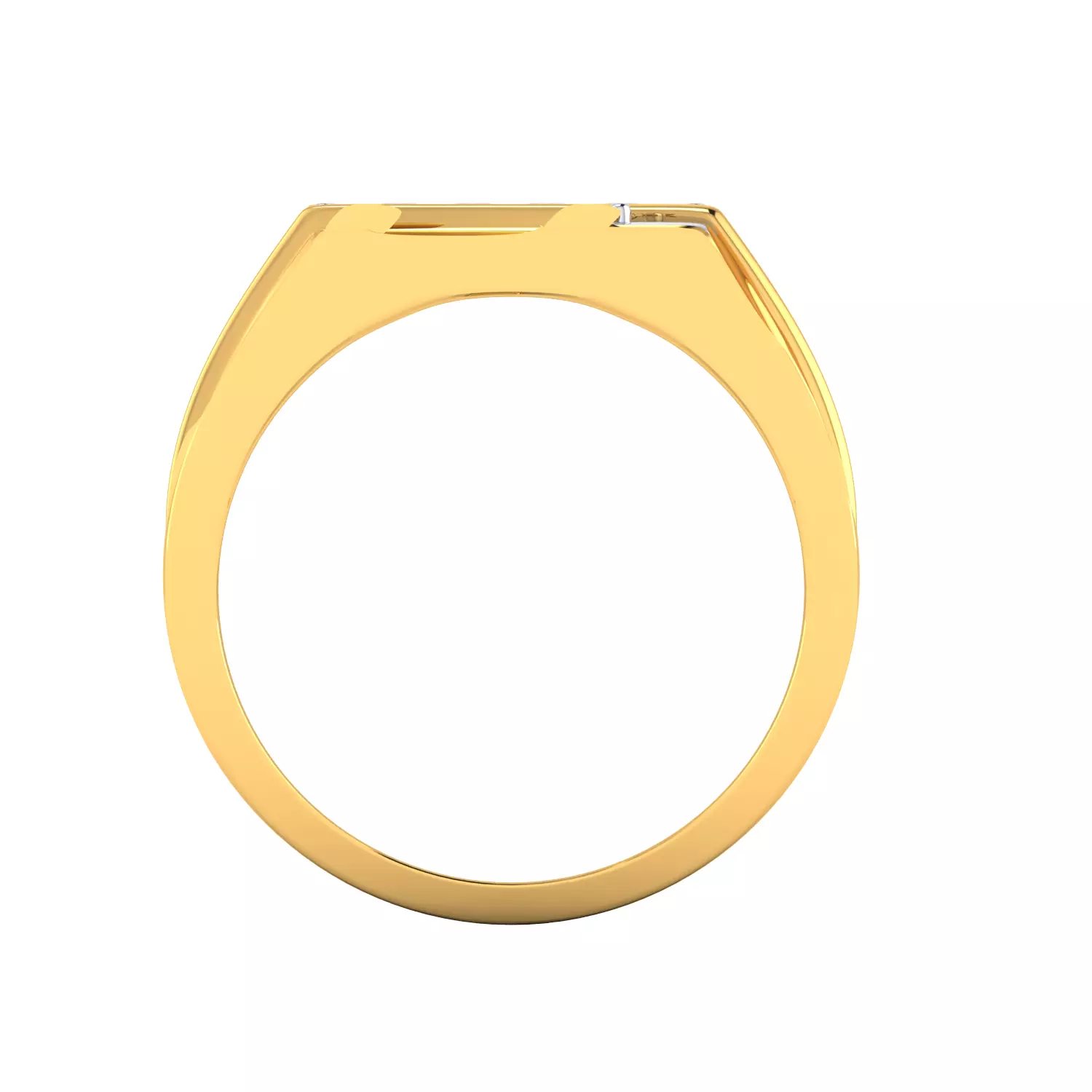Solitaire Mens ring 3dm stl obj mtl fbx slc jcd  Details 3D print model_8