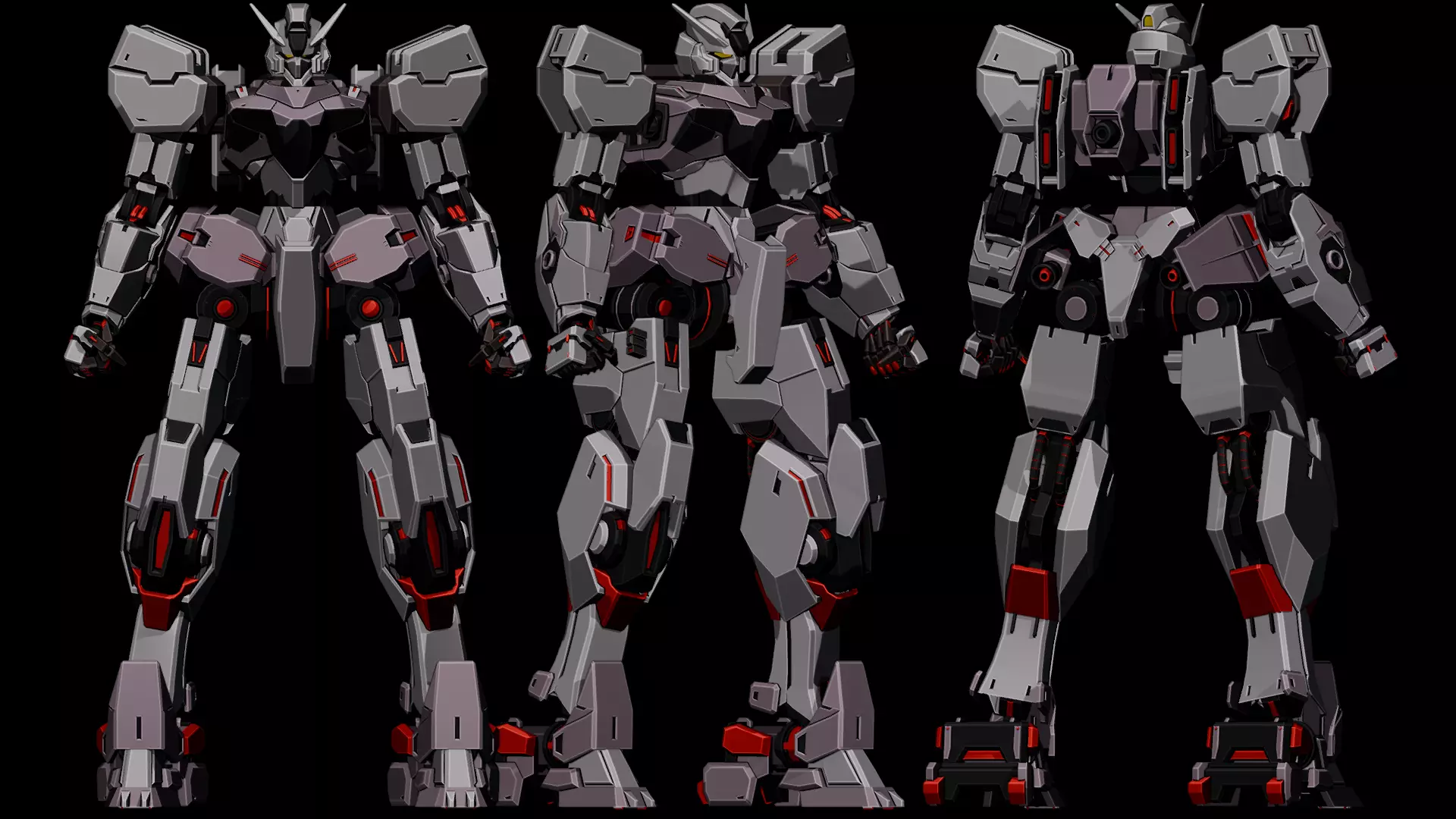 Gundvolva Gundam 3D Art 3D model_1