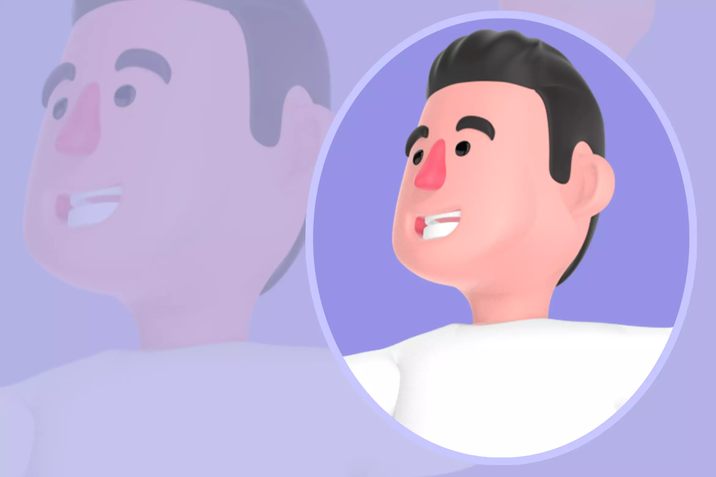 Stylized 3D Male Photographer Character - Vlog Selfie Pose 3D model_0