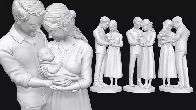 New Born Gift Model STL