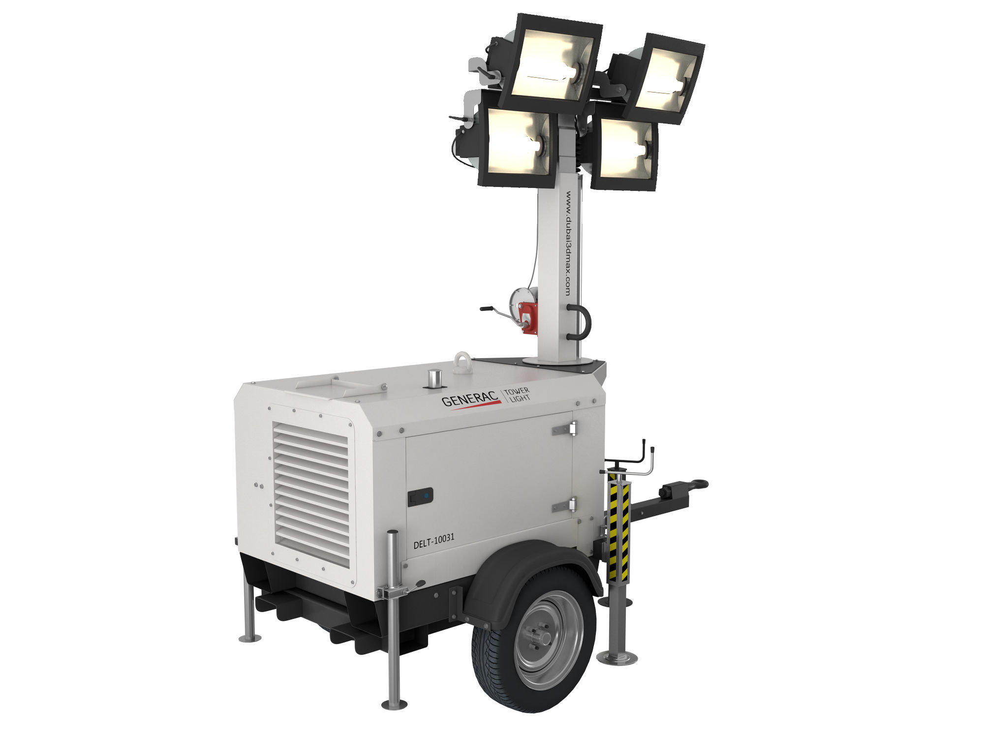 Light Tower 3D model_3