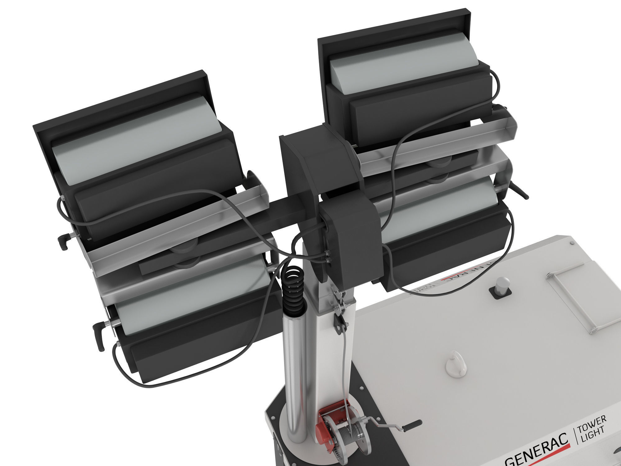 Light Tower 3D model_2