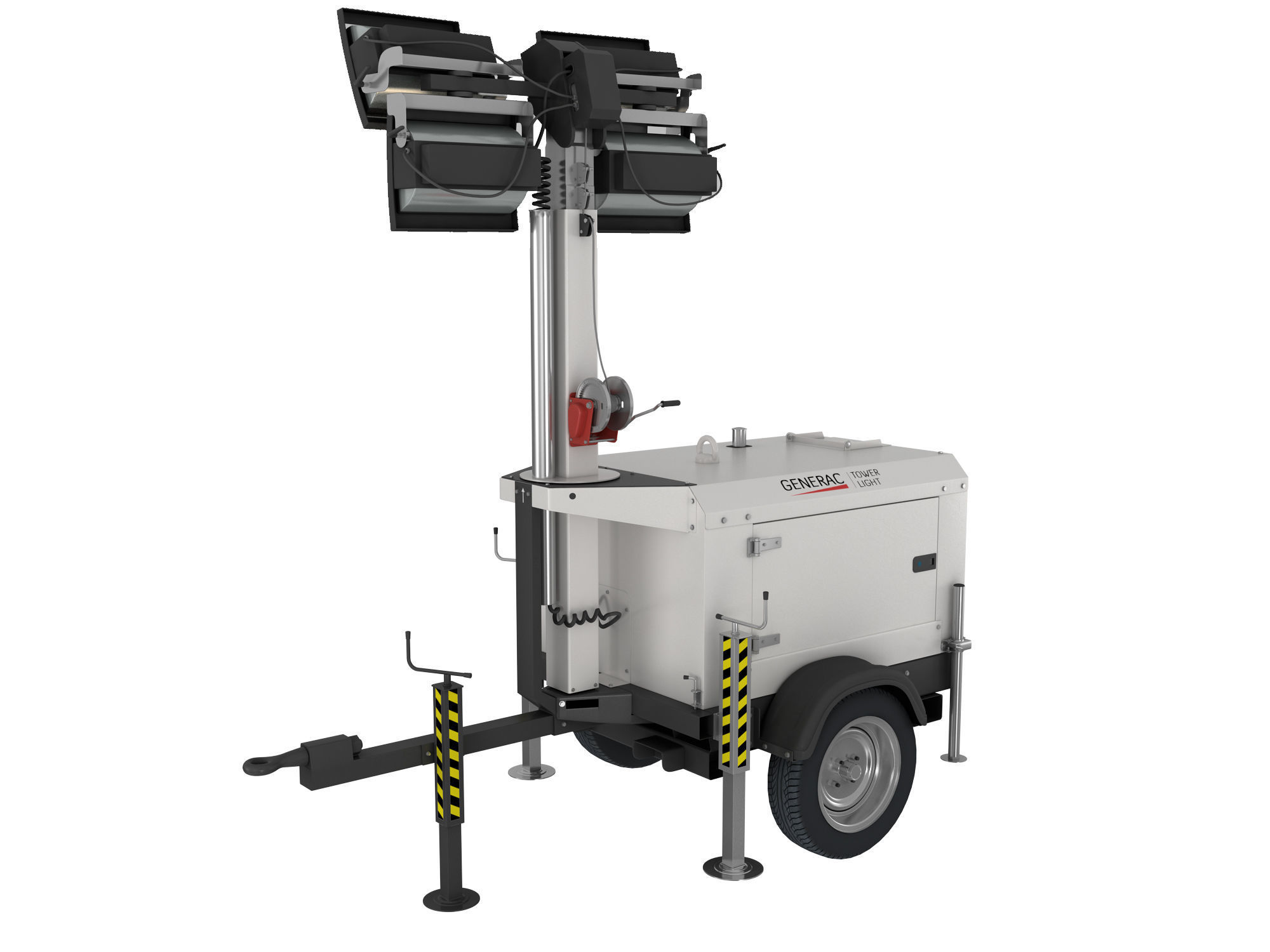 Light Tower 3D model_1