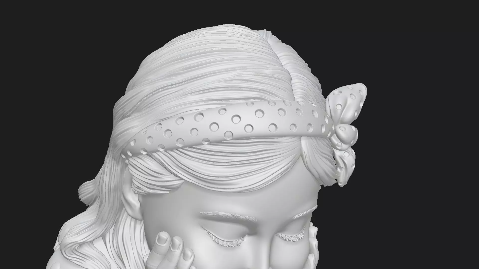 Sister And Newborn Gift Model STL 3D print model_3