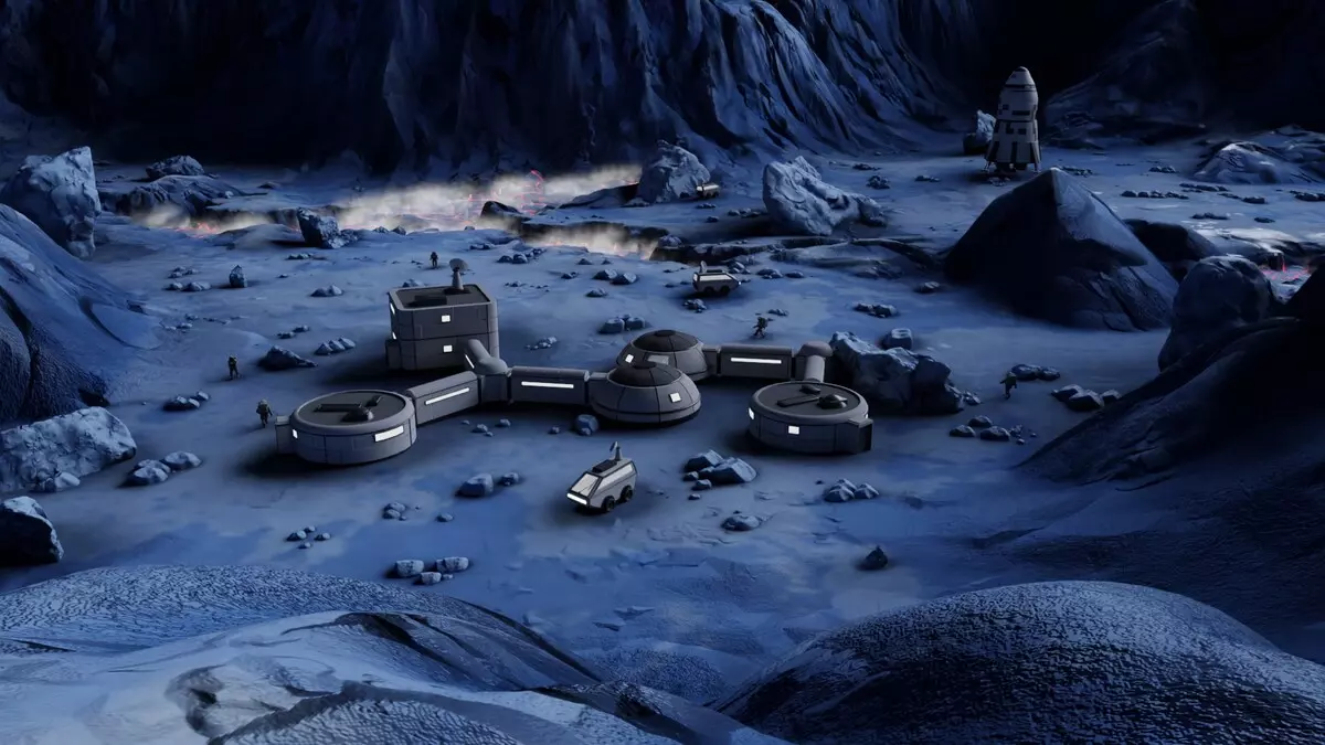 A world of ice fire Free low-poly 3D model_2