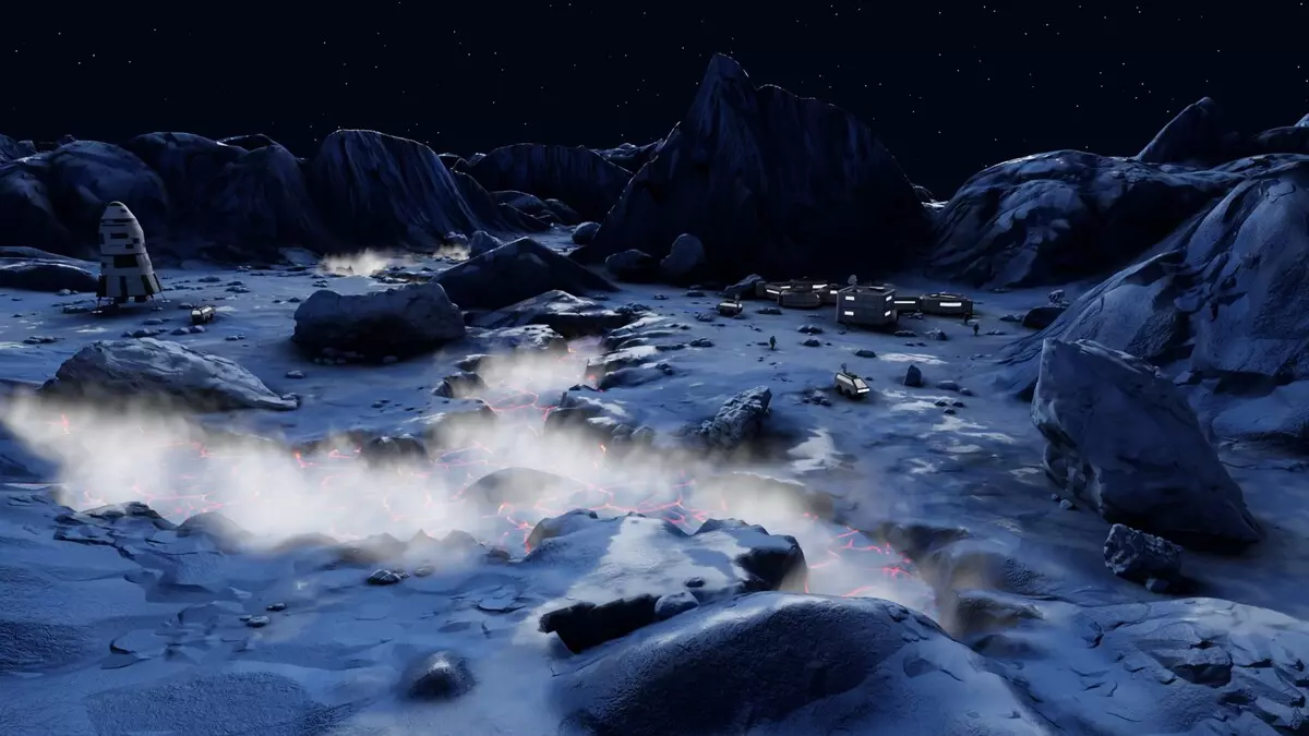 A world of ice fire Free low-poly 3D model_1