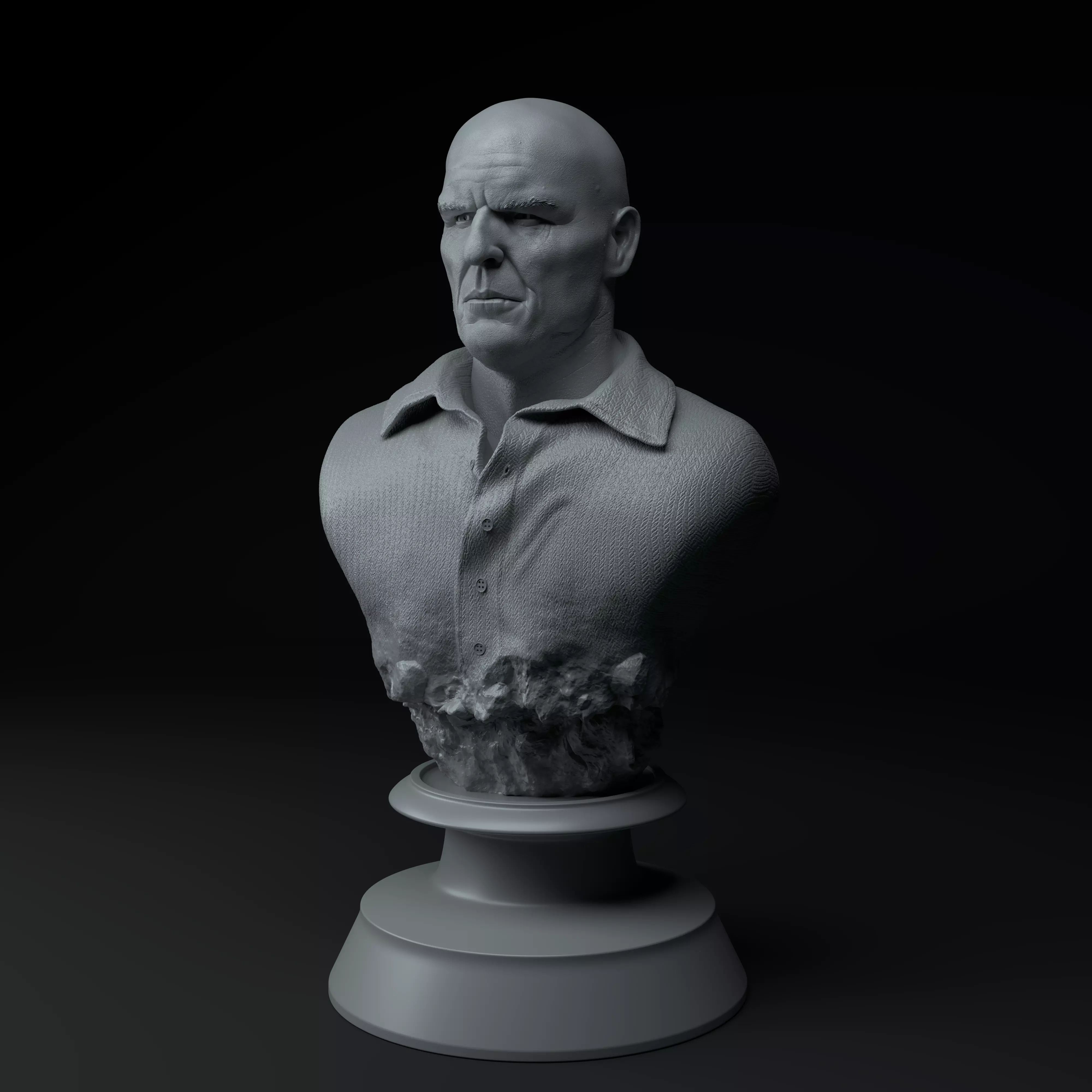Breaking Bad Complete Premium 3D Bust Pack STL 3D model_13