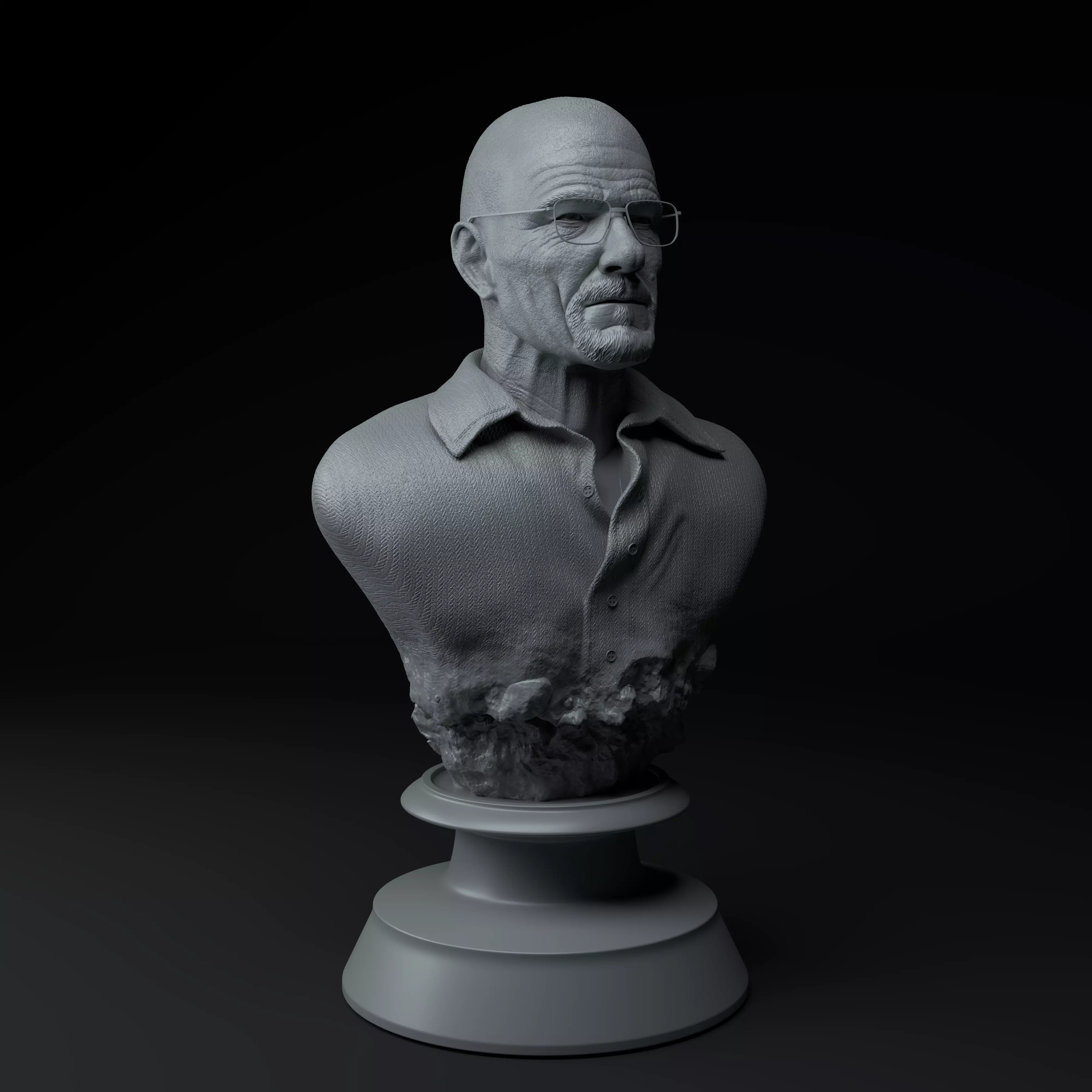 Breaking Bad Complete Premium 3D Bust Pack STL 3D model_50