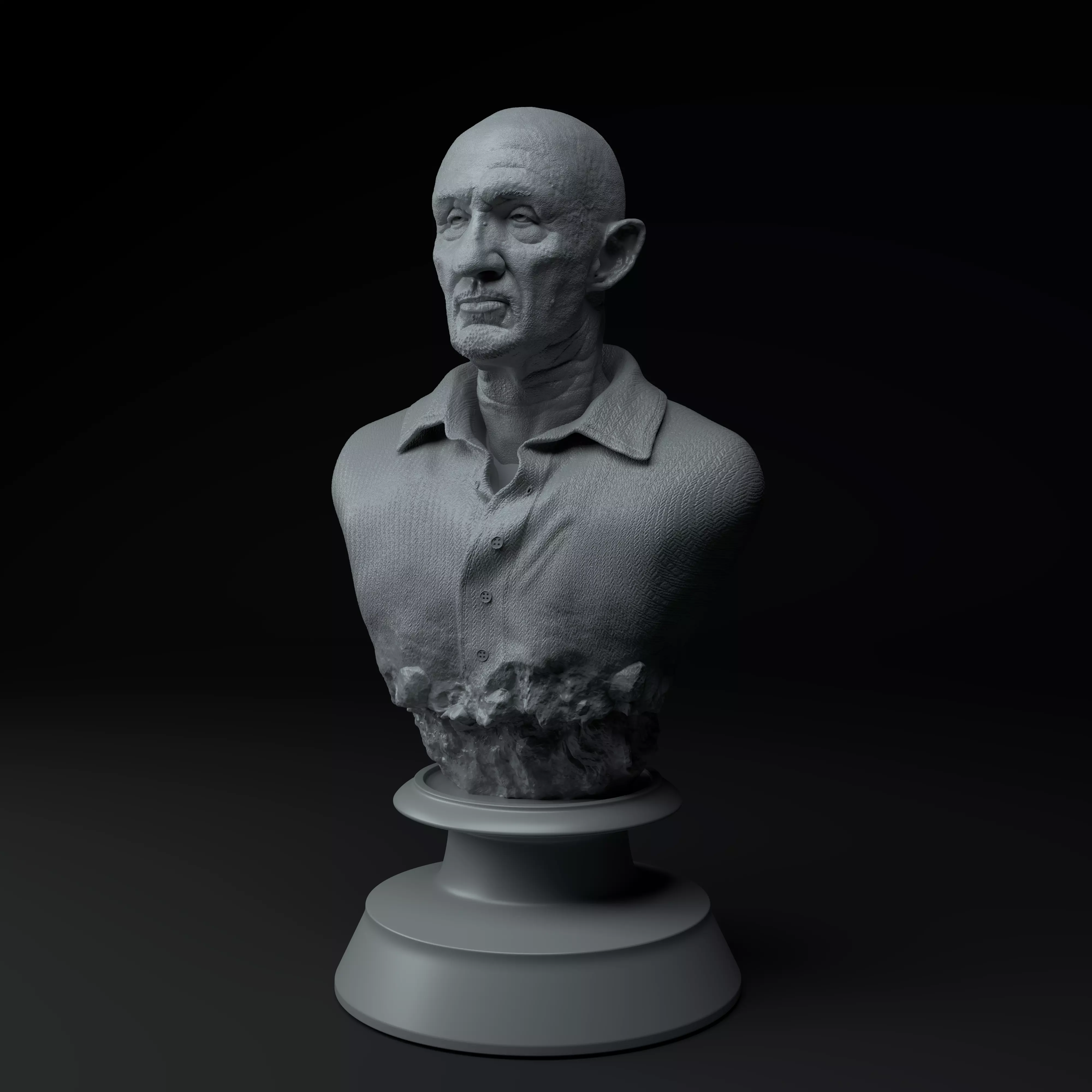 Breaking Bad Complete Premium 3D Bust Pack STL 3D model_11