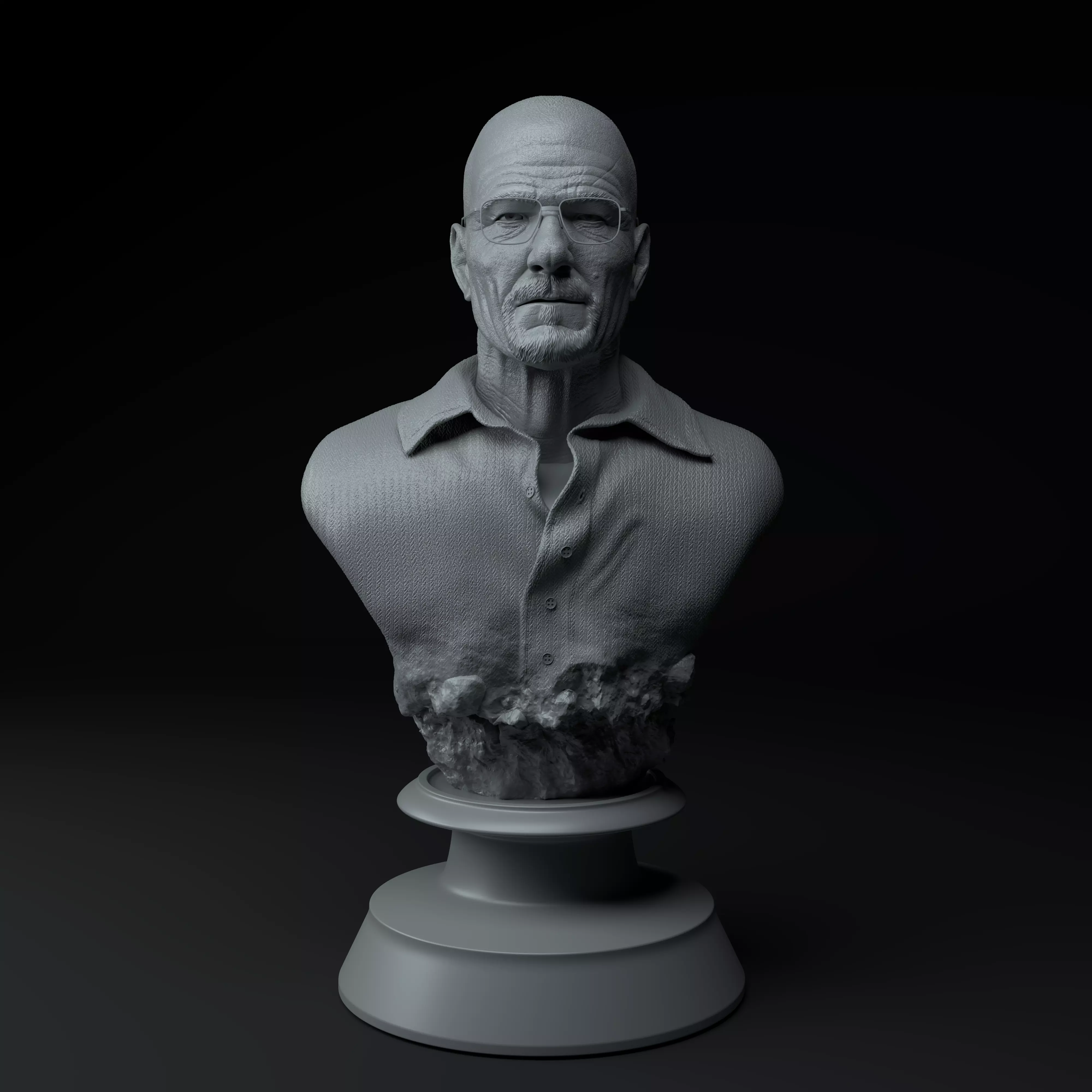 Breaking Bad Complete Premium 3D Bust Pack STL 3D model_1