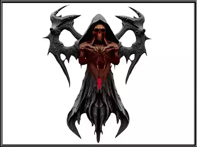 Grim Reaper with Wings