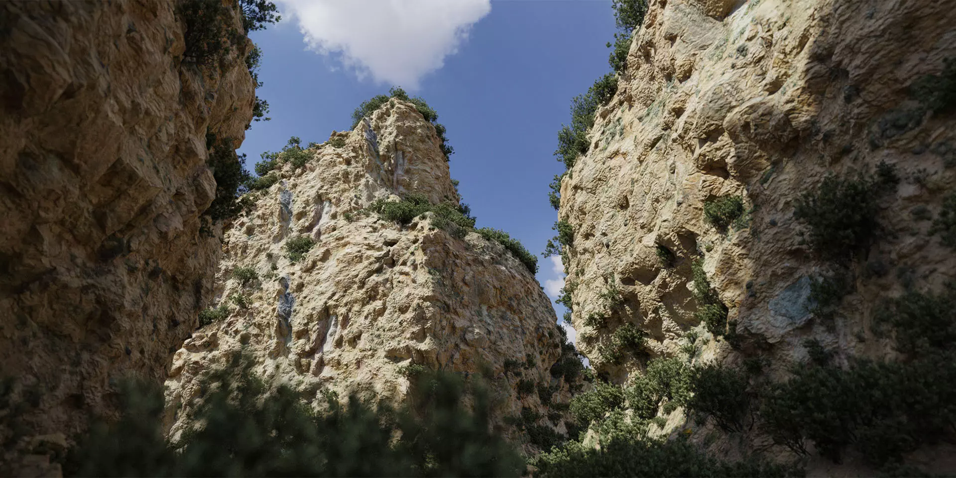 Arid Cliffs Collection Free 3D model_1