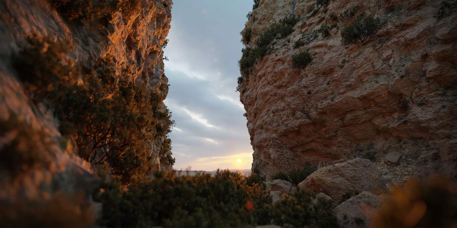 Arid Cliffs Collection Free 3D model_2