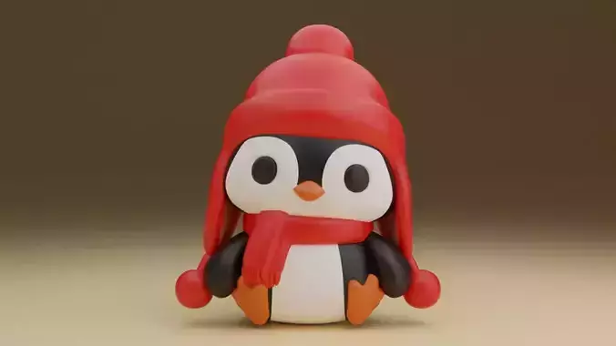 Christmas penguin 09