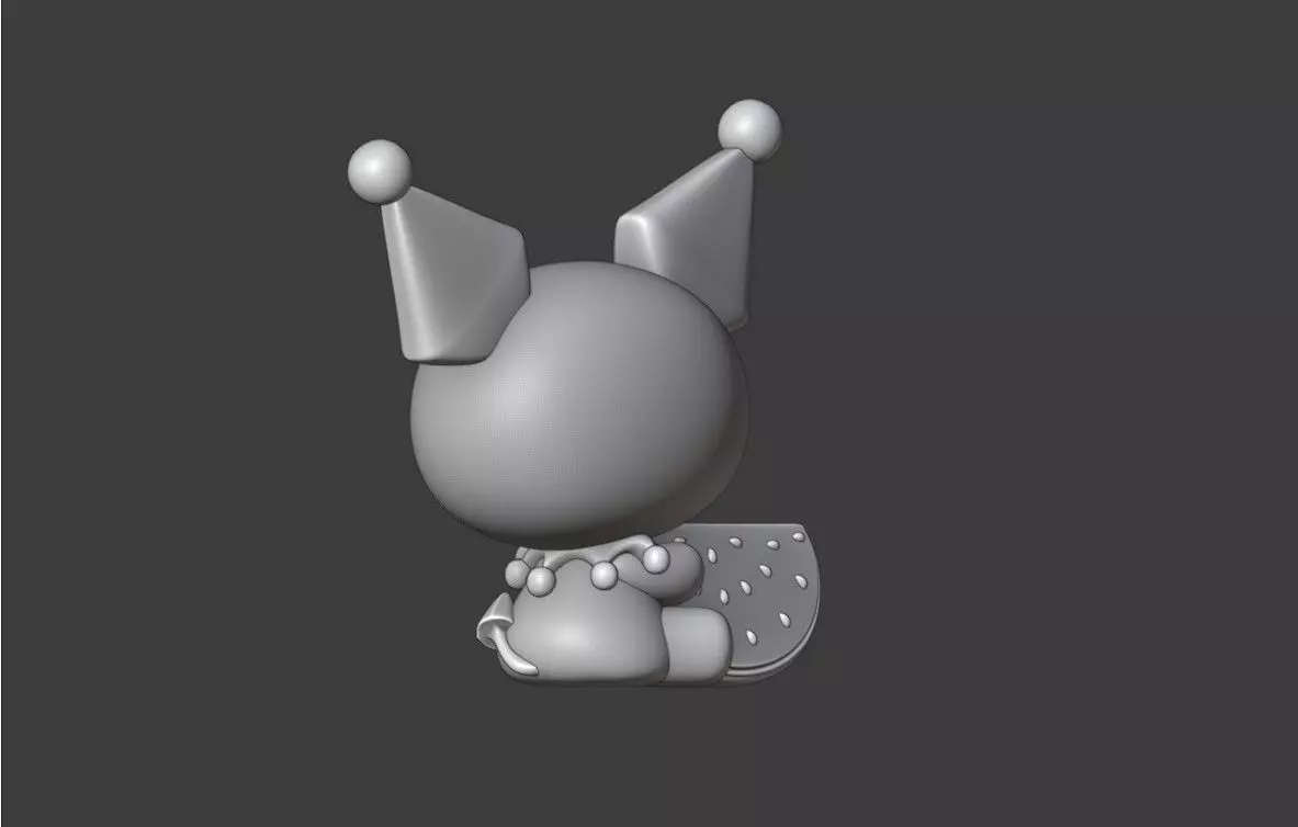 Summer sanrio kuromi 24 3D print model_6