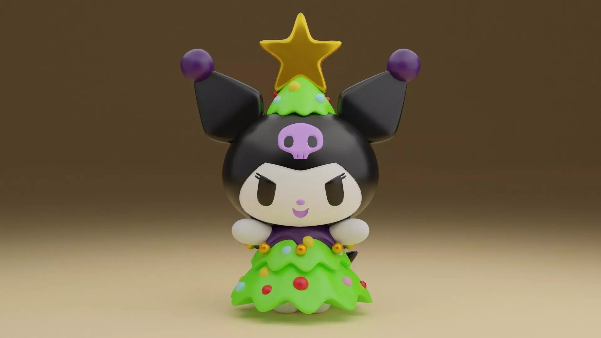 Christmas kuromi 06 3D print model