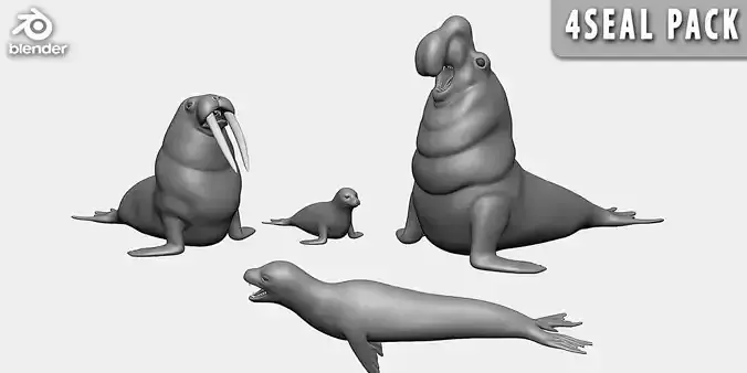 4Seal Pack Topology Uv Map