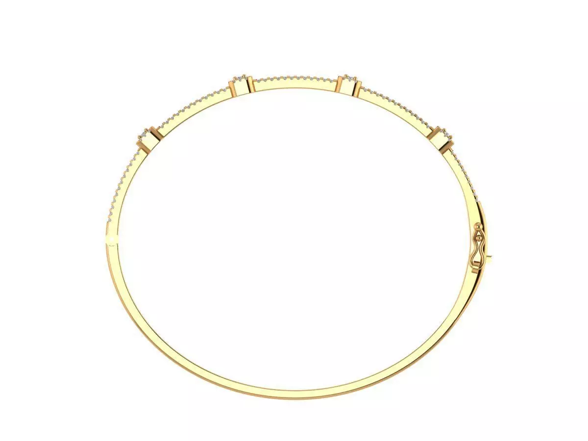 Ladies Brecelet 3D print model_4