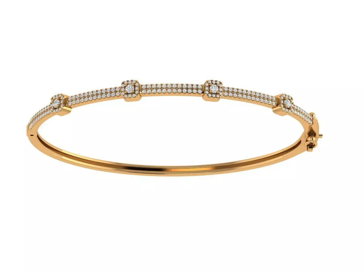 Ladies Brecelet 3D print model_3