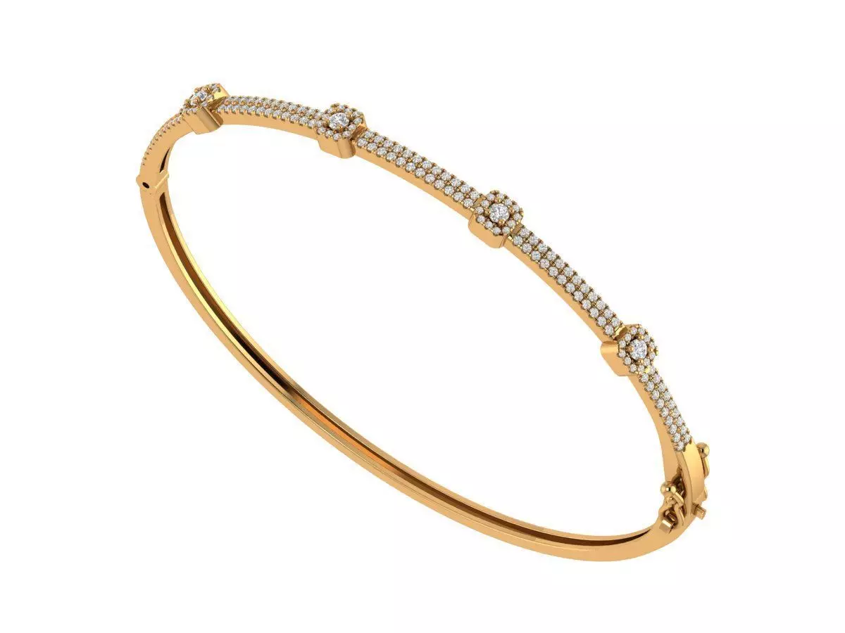 Ladies Brecelet 3D print model_1