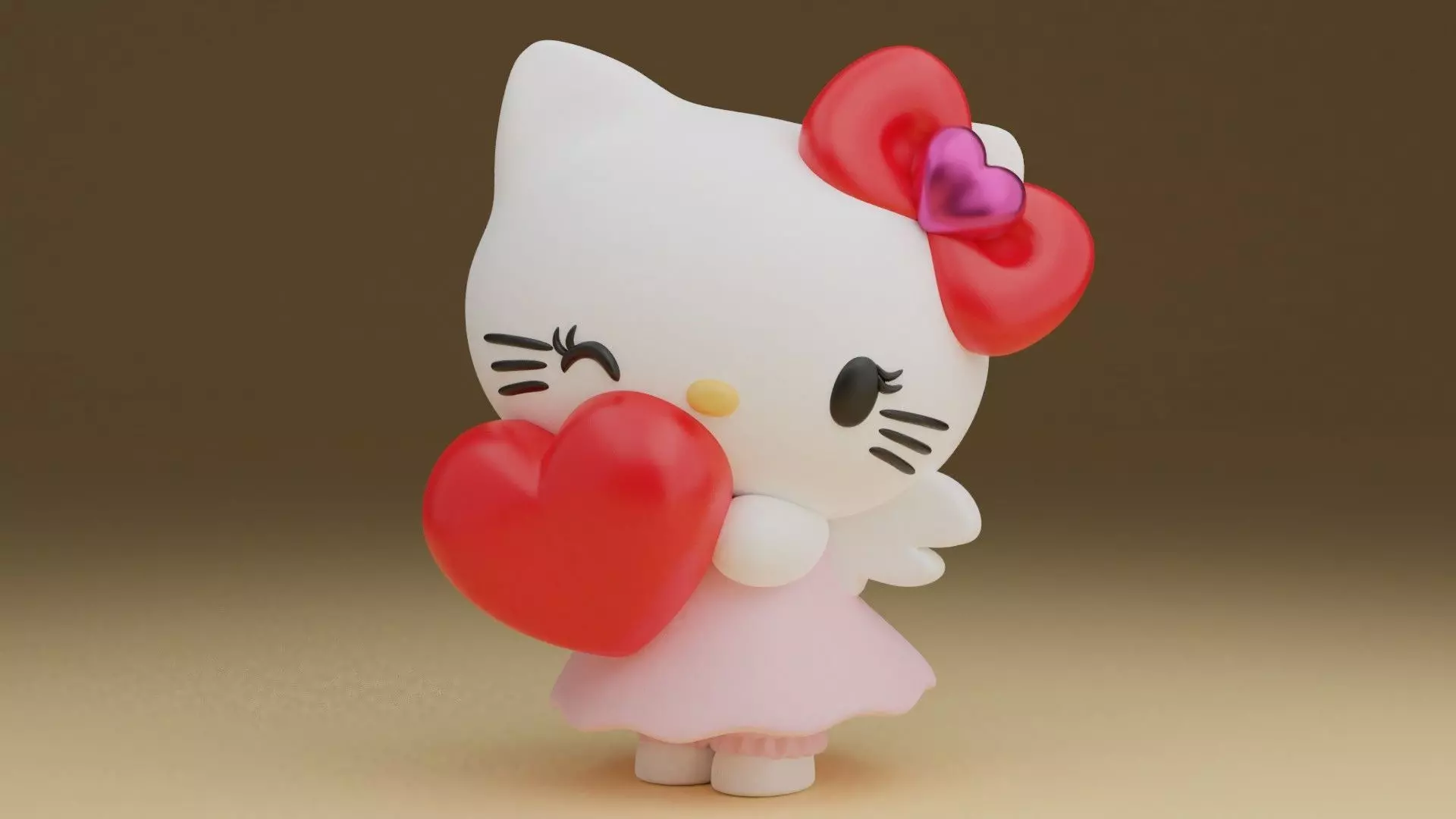 Valentine sanrio hello kitty 66 3D print model_0