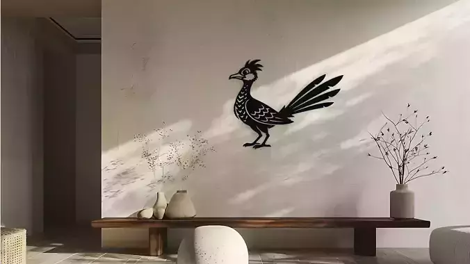 Roadrunner Wall Decor Art
