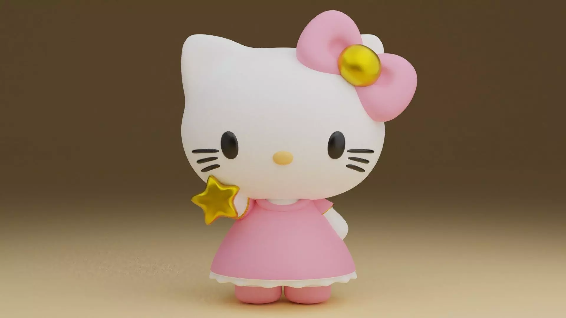 hello kitty 60 3D print model_0