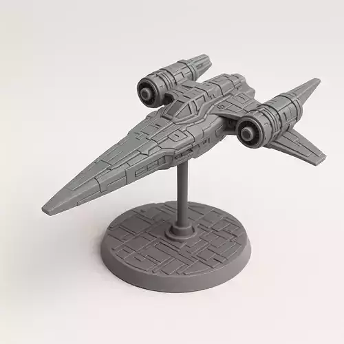  Starfighter X 9   Space Fighter for 3D Printing