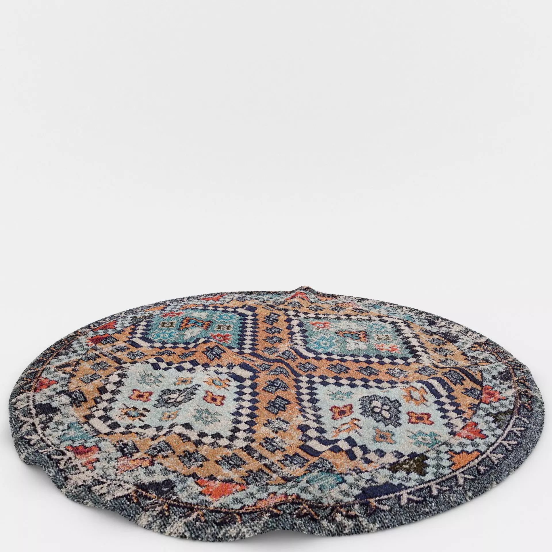 Rugs No 1058 Low-poly 3D model_6