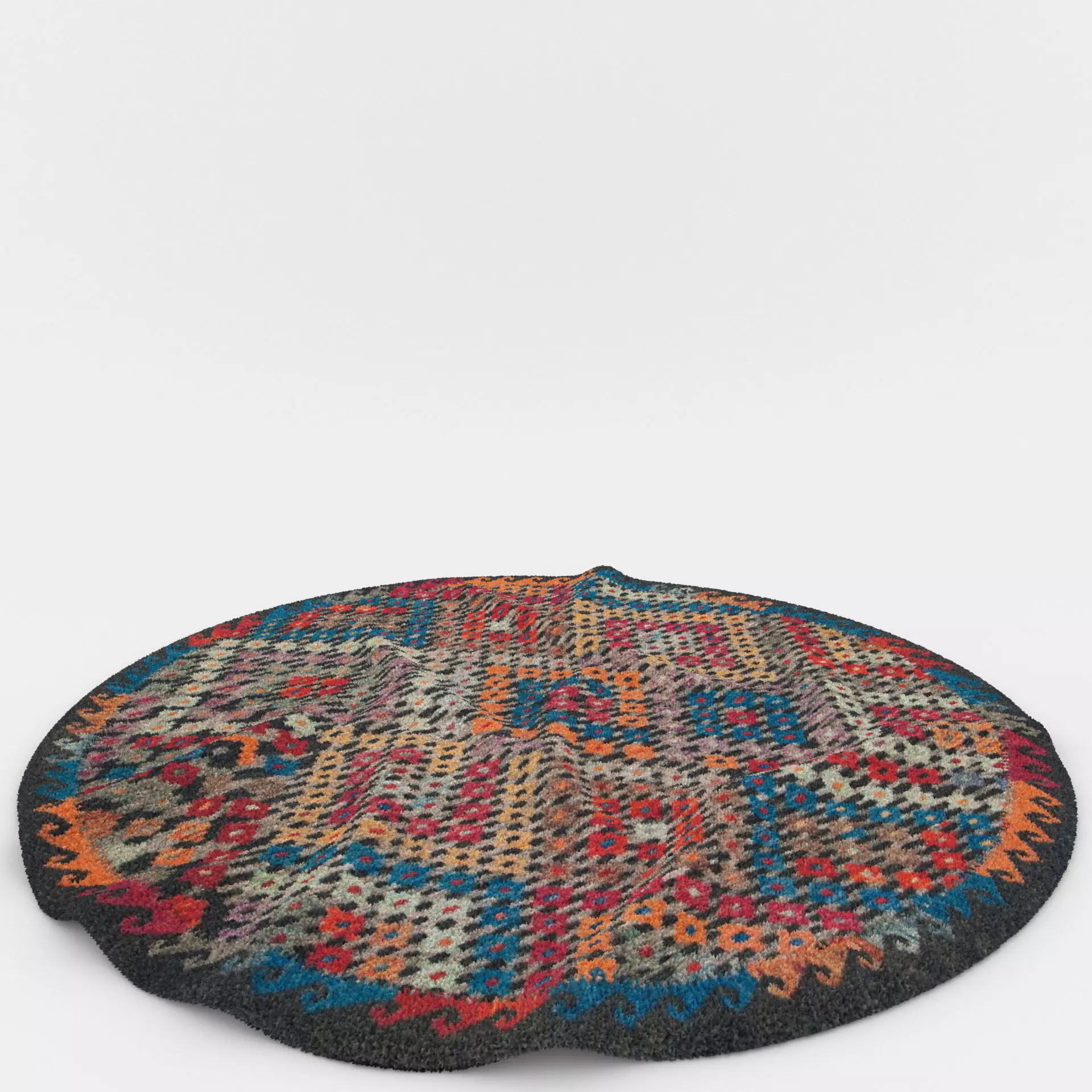 Rugs No 1058 Low-poly 3D model_7