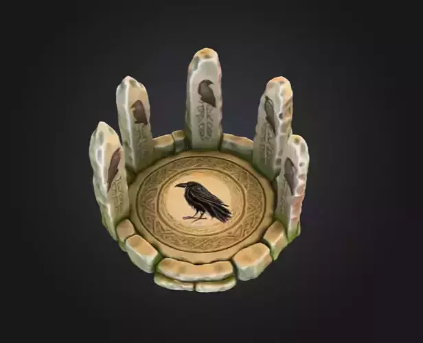 Ancient Raven Ritual Circle