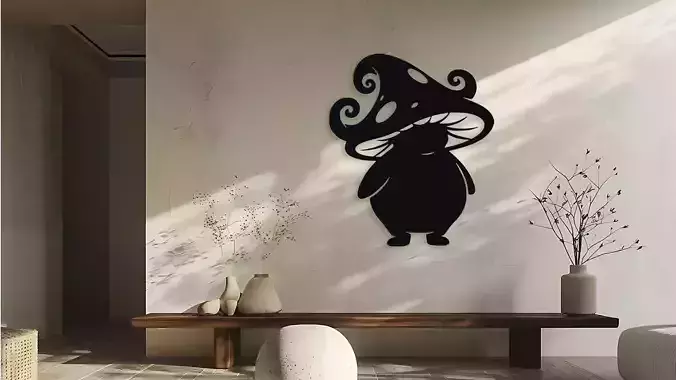 Mushroom Wall Decor Art
