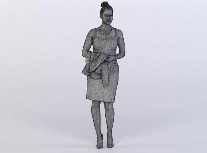 Rosy 0508 Woman holding a jacket