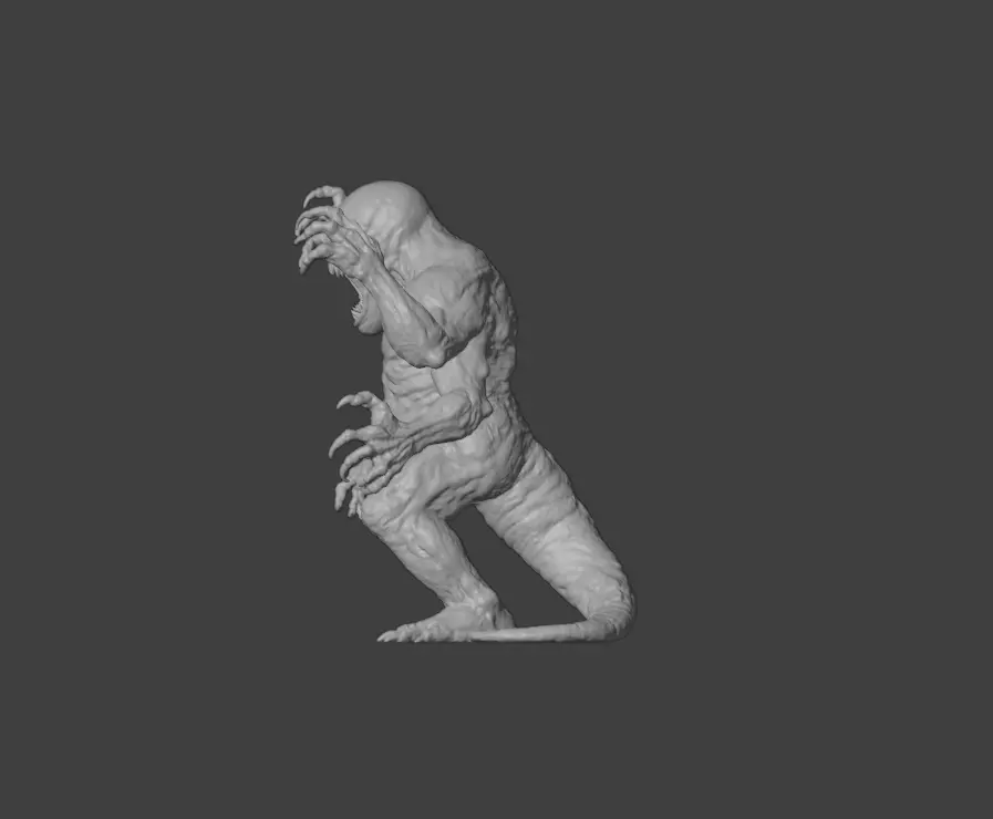 Lurking Menace Low-poly 3D model_21