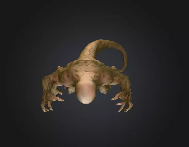 Lurking Menace Low-poly 3D model_15