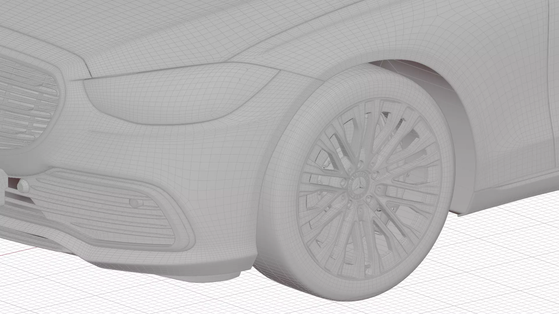 Mercedes Benz S Class 3D model_9