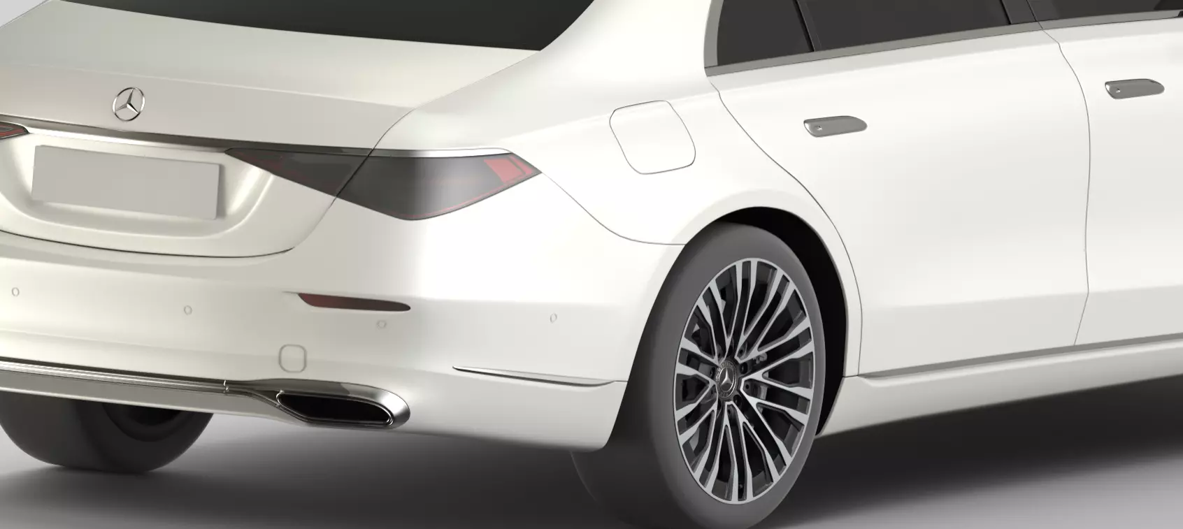 Mercedes Benz S Class 3D model_7