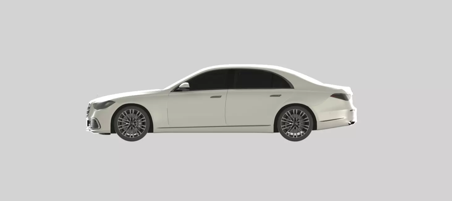 Mercedes Benz S Class 3D model_4