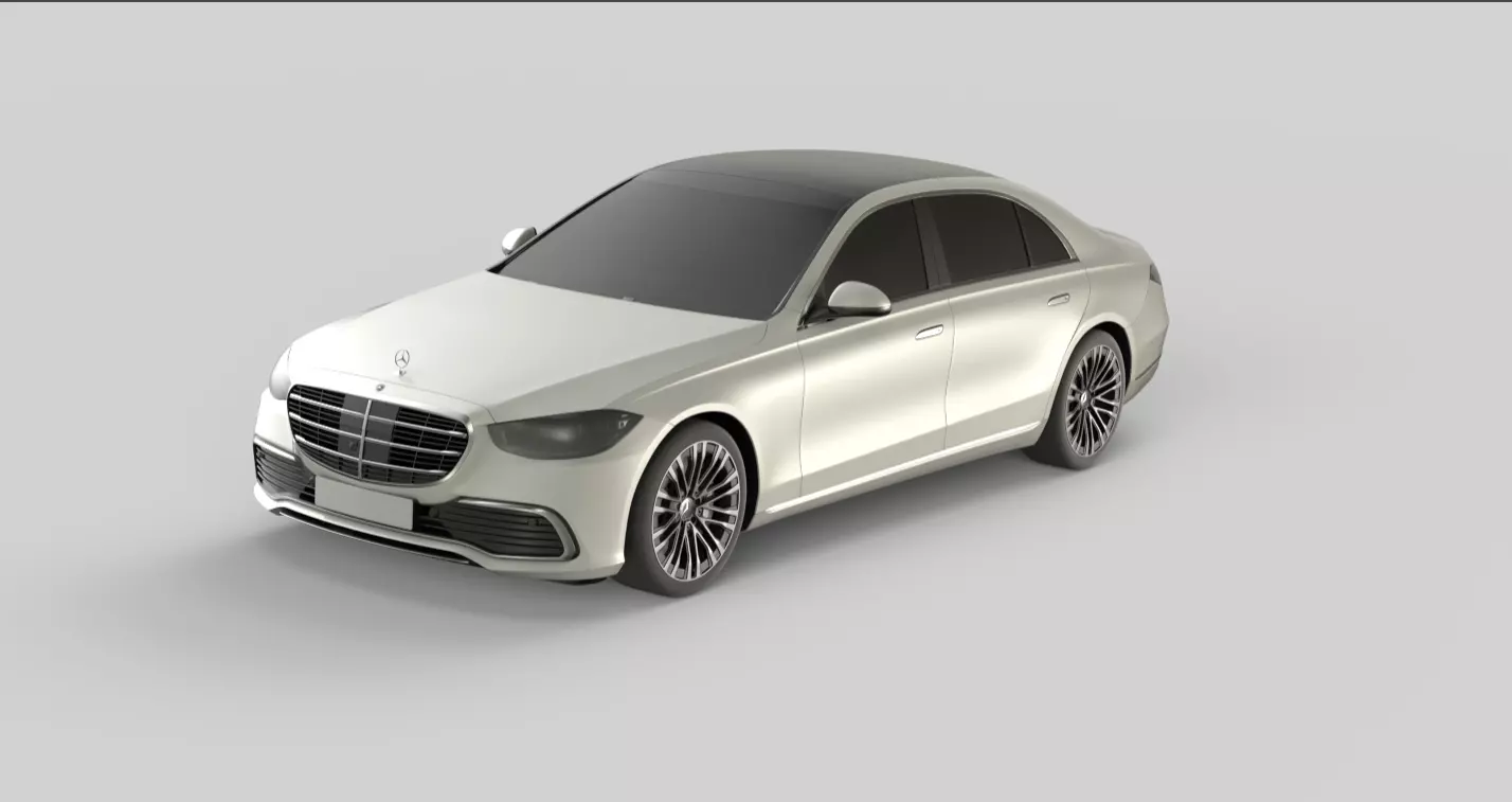 Mercedes Benz S Class 3D model_1